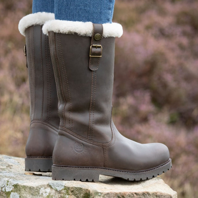 Alaska Storm waterproof mid-calf boots for men’s yard work and dog walking