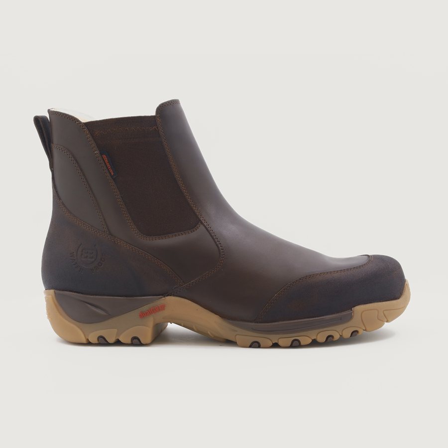Ottawa Storm Waterproof Short Boots - Brown in 360 degrees