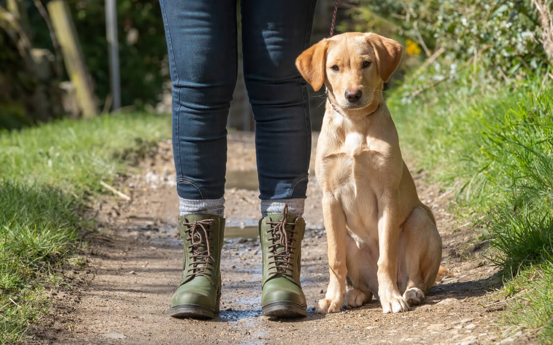 Waterproof Green Riding Boots