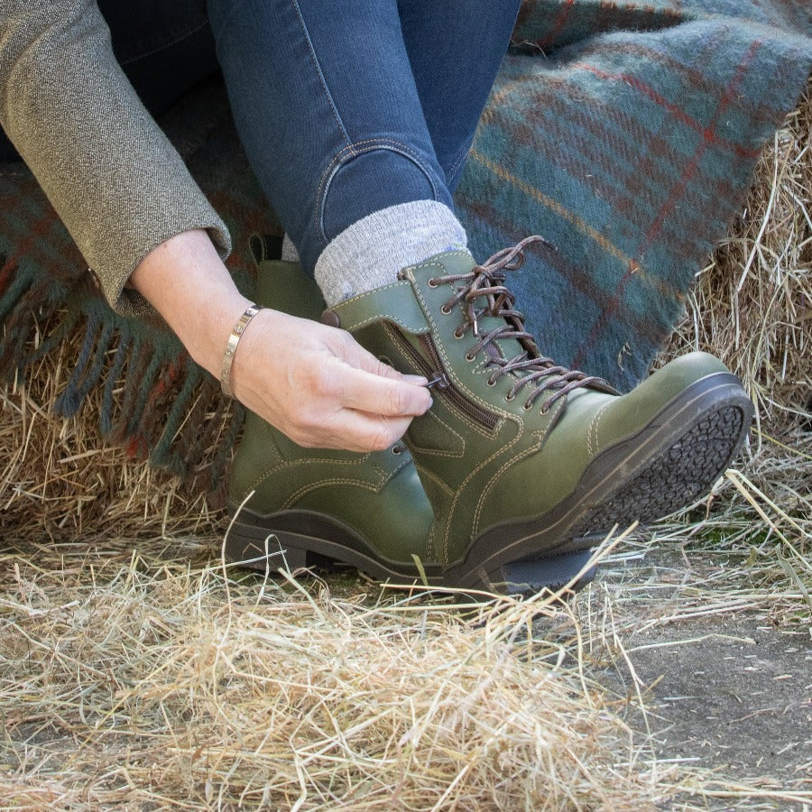 Kentucky green riding boots