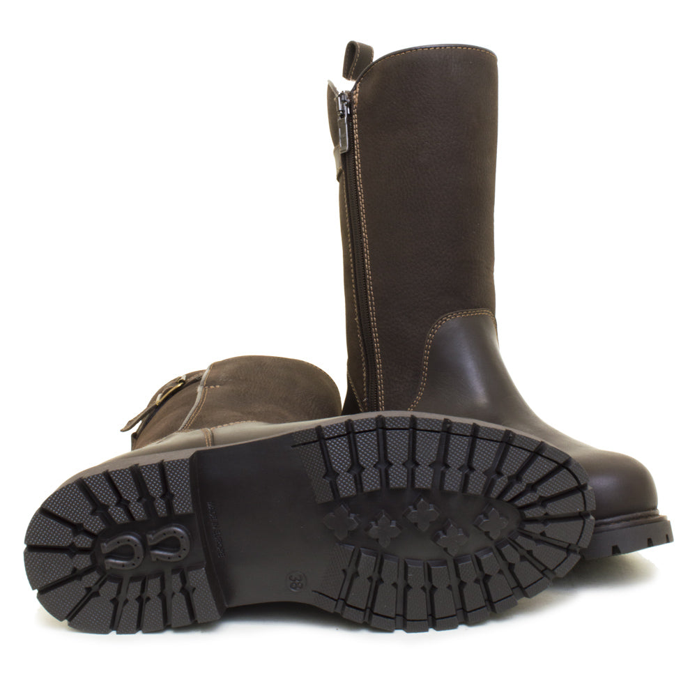 Zip up thermal boots
