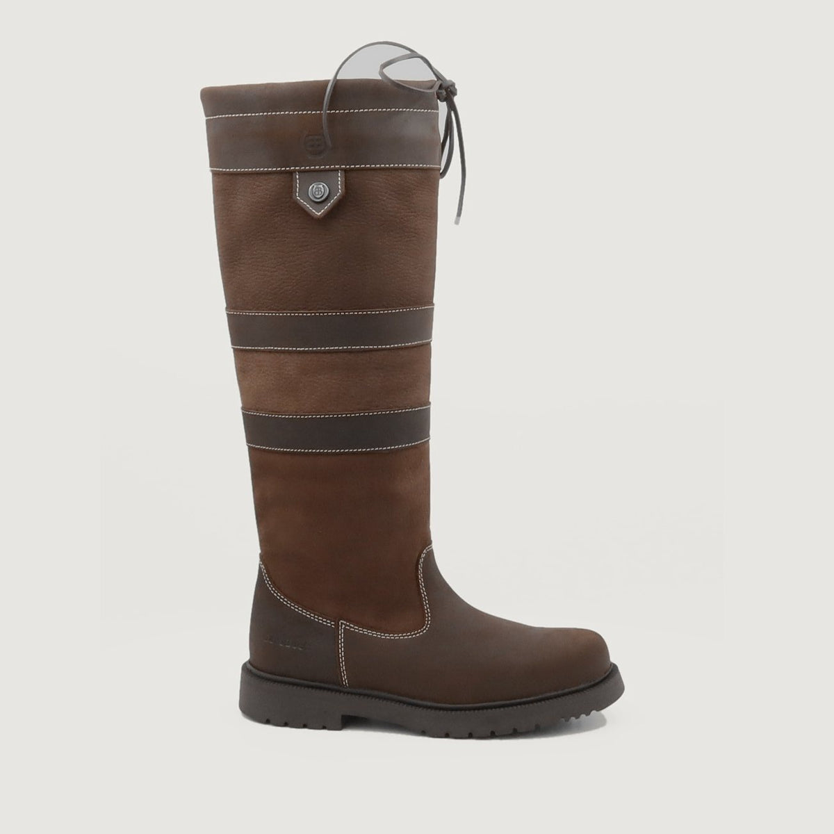 Dakota Waterproof Country Boots - Brown - Standard Calf or Wide Calf in 360 degrees
