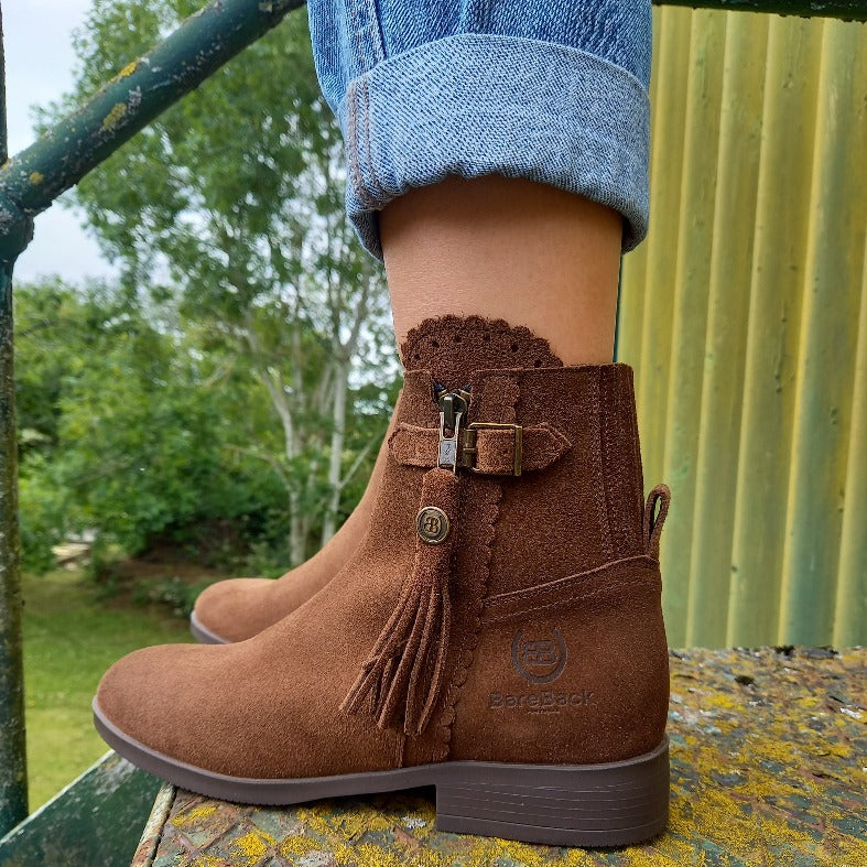 Valencia ankle suede boots