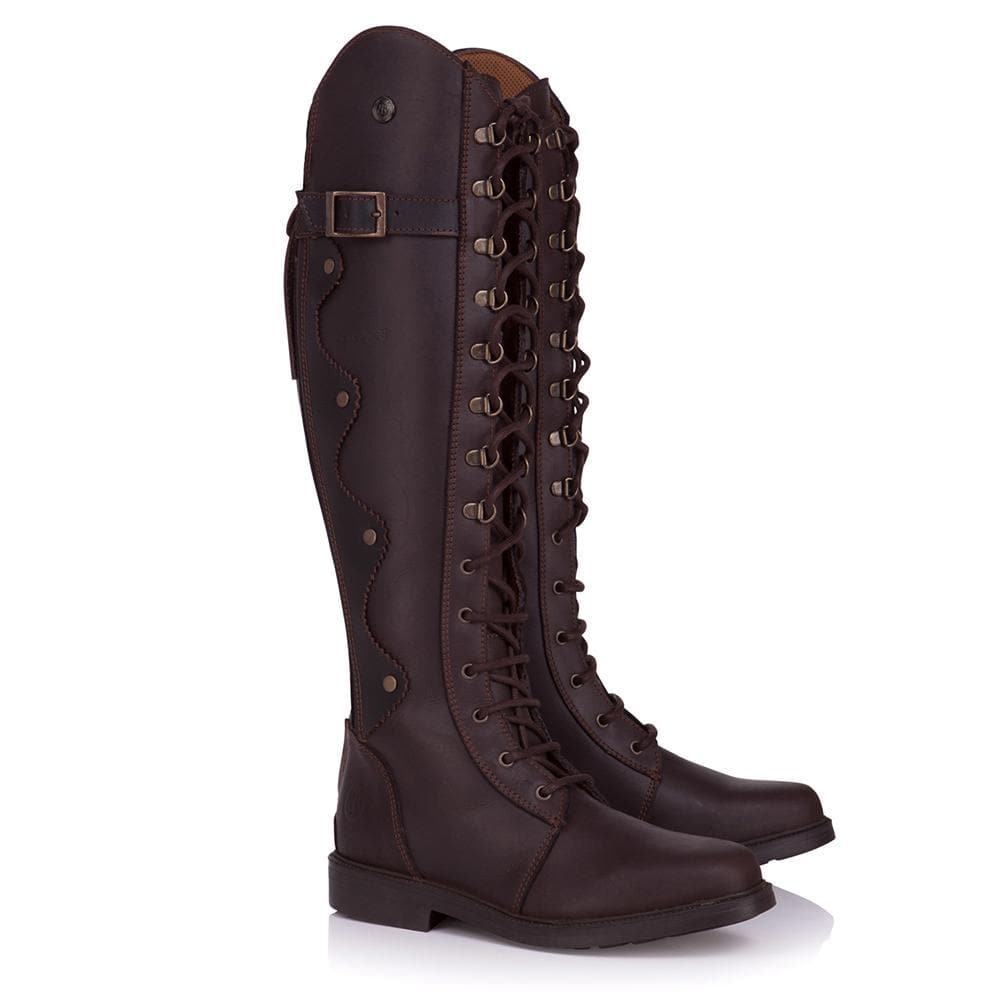 Andalucia Boots - Brown - Made to Measure - Bareback Footwear
