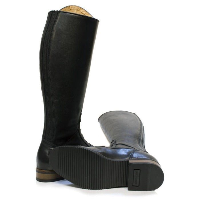 Graceland Long Riding Boot- Black - Bareback Footwear