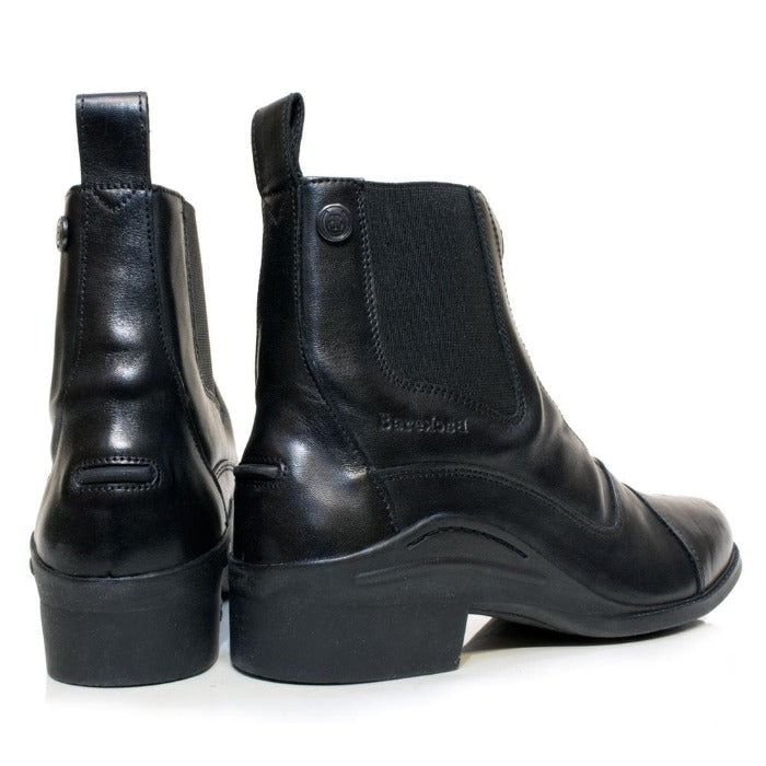 Idaho Short Riding Boots - Black - Bareback Footwear