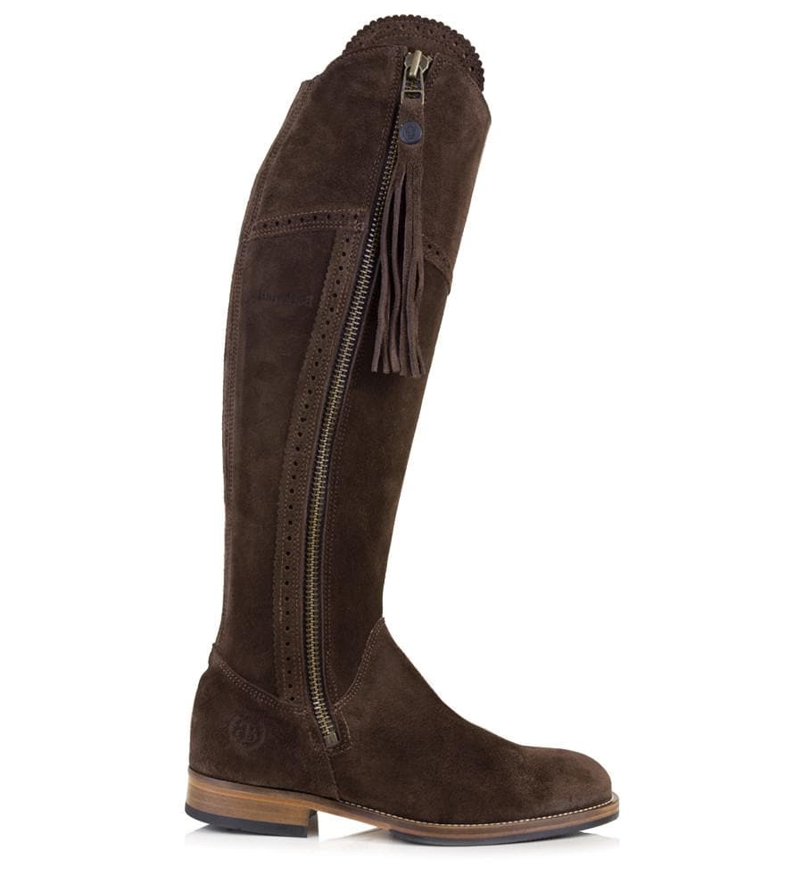 Sovereign Suede Boots with Tassel - Brown - Made to Measure - Bareback Footwear