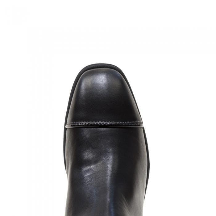 Georgia - Long Riding Boot-Black-Made to Measure - Bareback Footwear