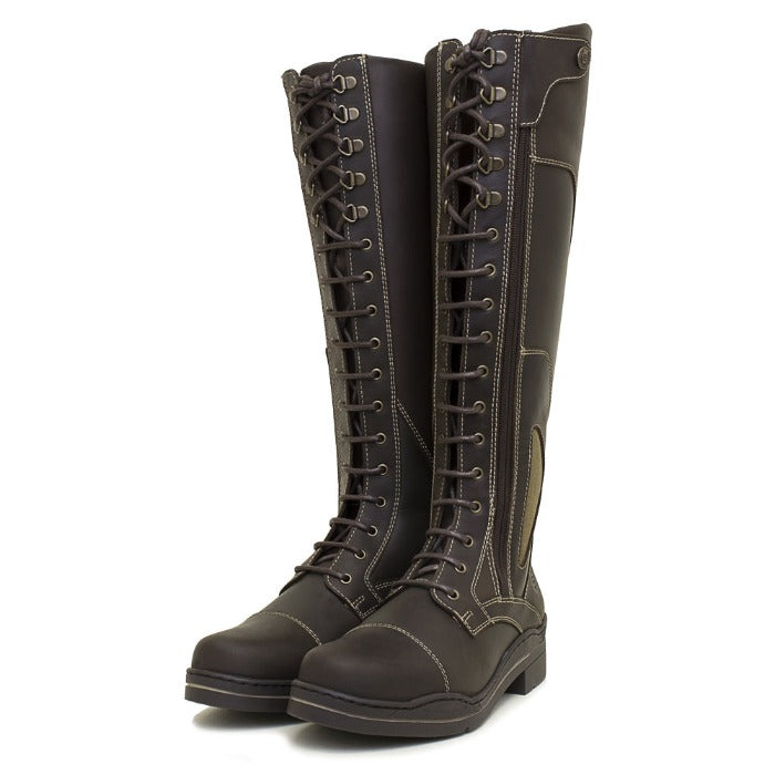 lace up riding boots brown 3