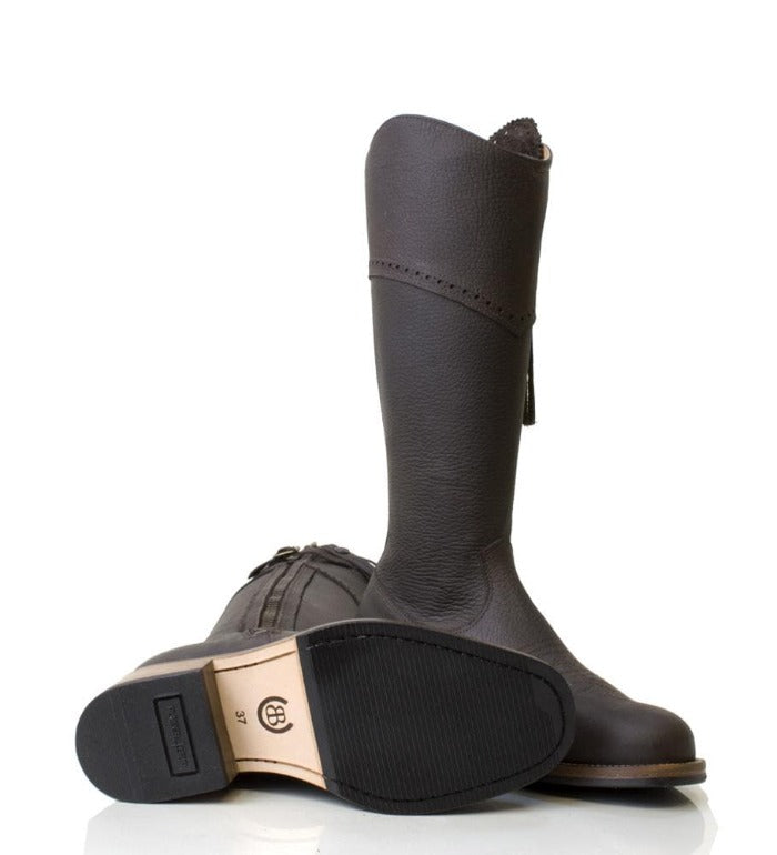 Mustang - Mid Calf Boot - Brown - Bareback Footwear