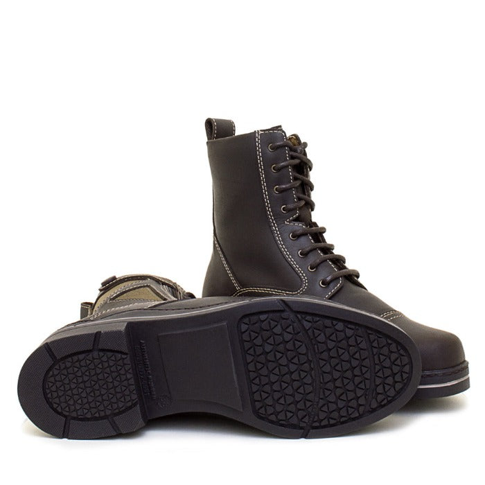 Brown Jodhpur boots riding sole