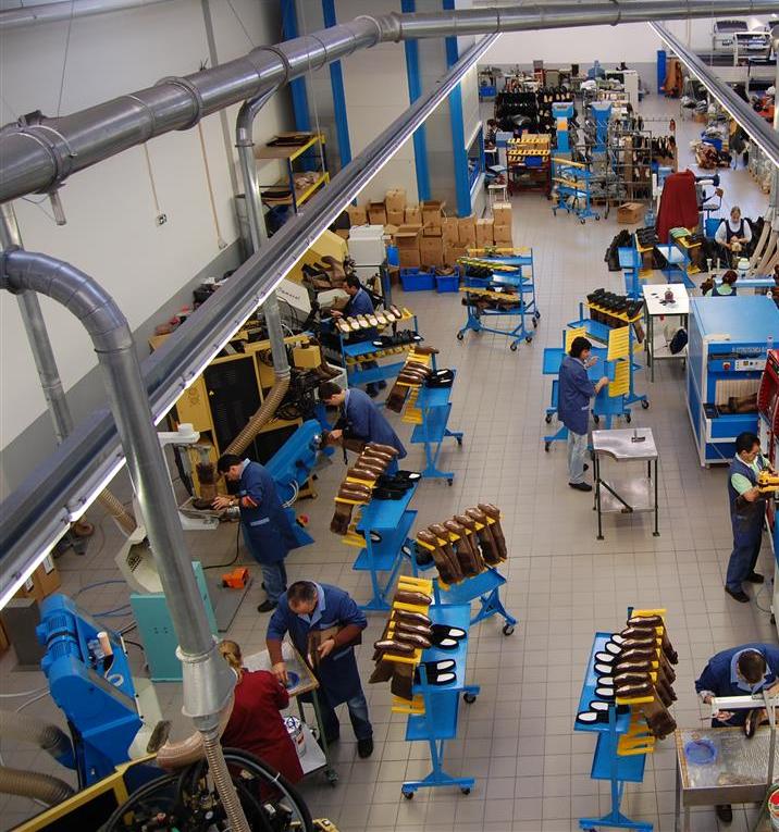 Portuguese leather boots factory