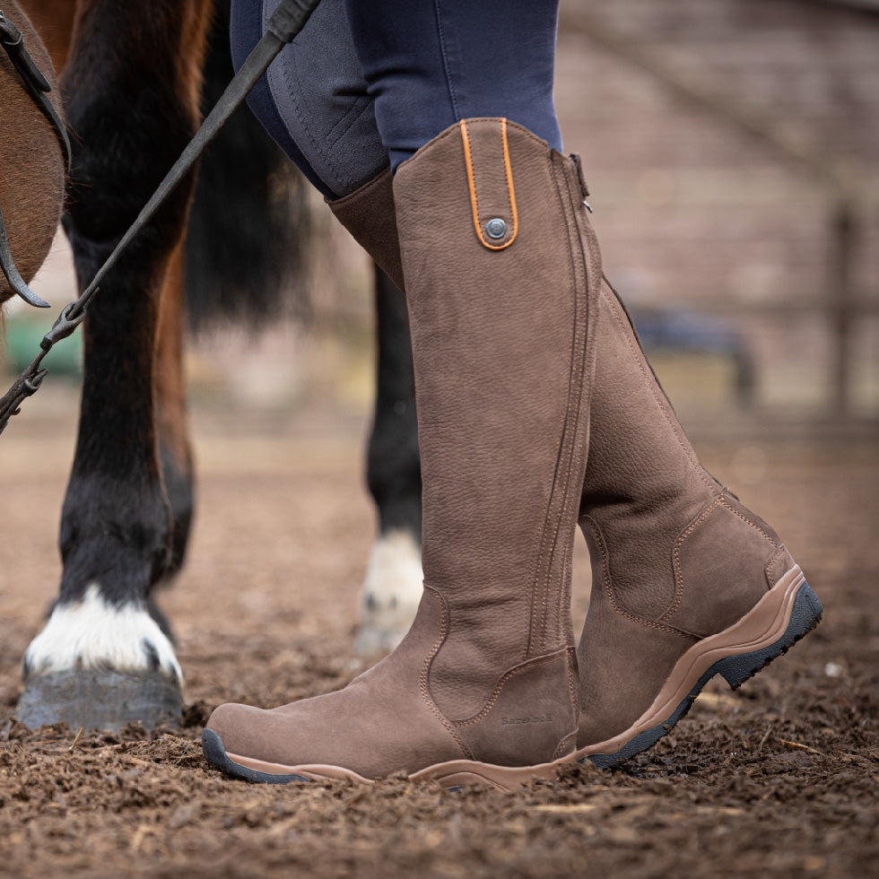 Long Wide Fit Riding Boots