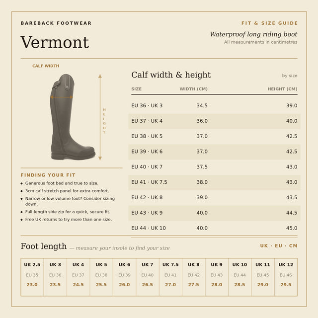 Brown Vermont Storm waterproof long riding boots worn outdoors