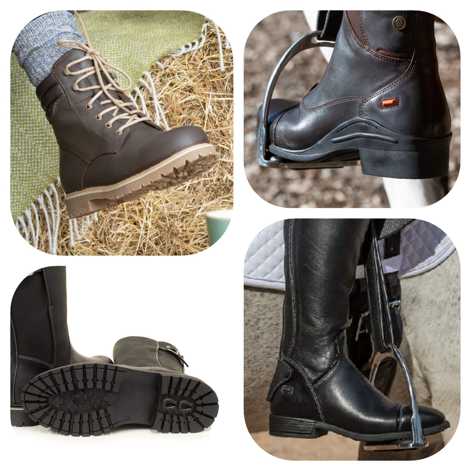 Can you ride in yard boots?