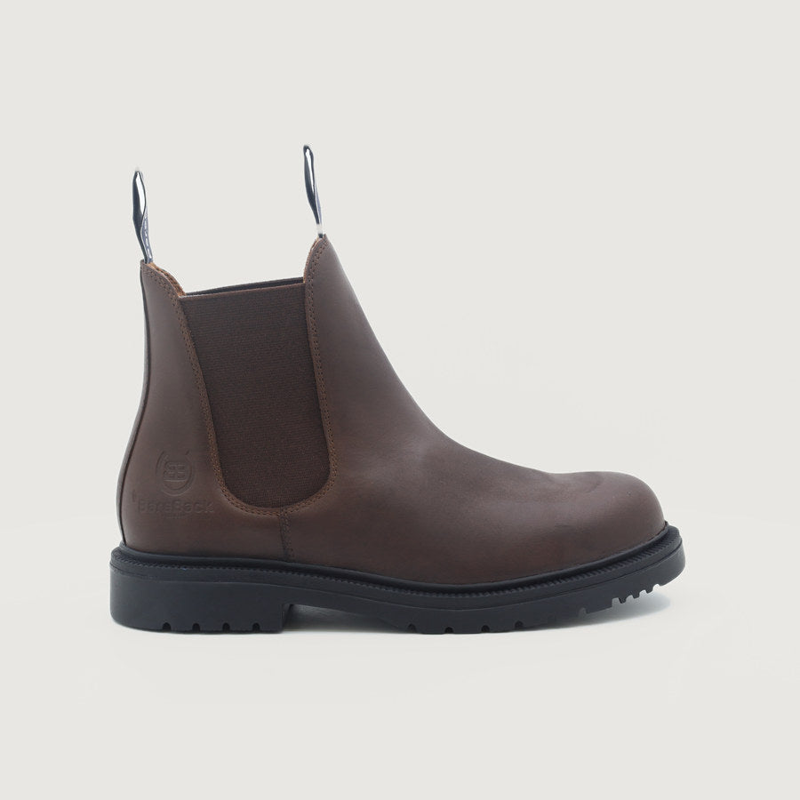 Detroit Steel Toe Cap Work Boots - Brown in 360 degrees