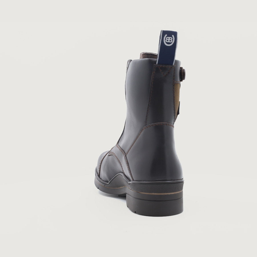 Kentucky Storm Waterproof Jodhpur Boots - Polished Brown