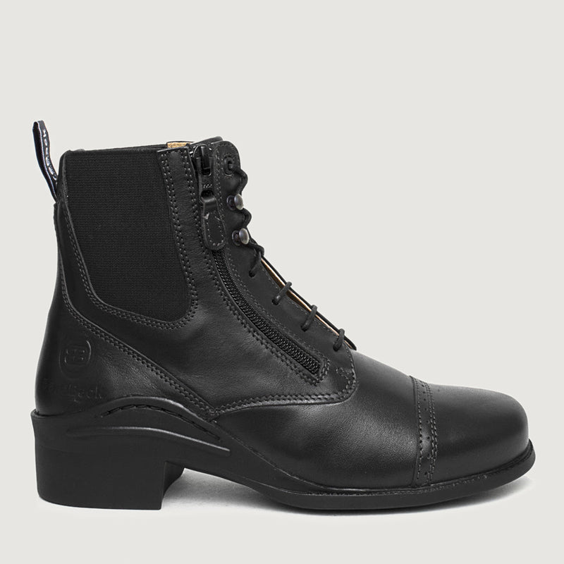 Bramham Zip Jodhpur Boots in Black