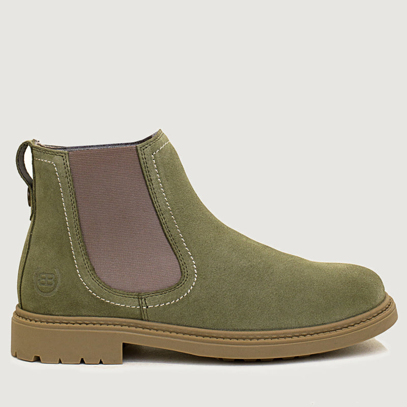 Toddy Short Boot in Sage Green