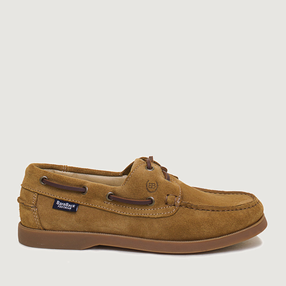 Burnt Orange Suede Deck Shoes | Lightweight & Flexible – Bareback