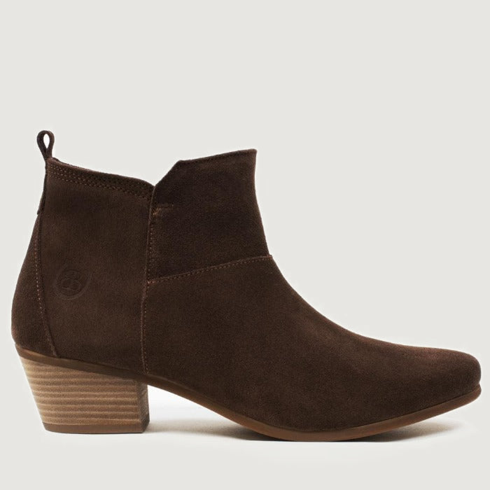 Bareback Roxy suede tassel ankle boots in brown