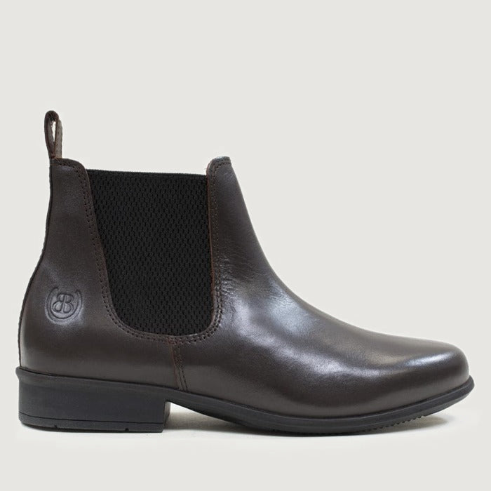 Bareback Ohio jodhpur boots in brown leather