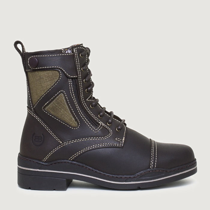 Bareback Kentucky jodhpur riding boots in brown leather