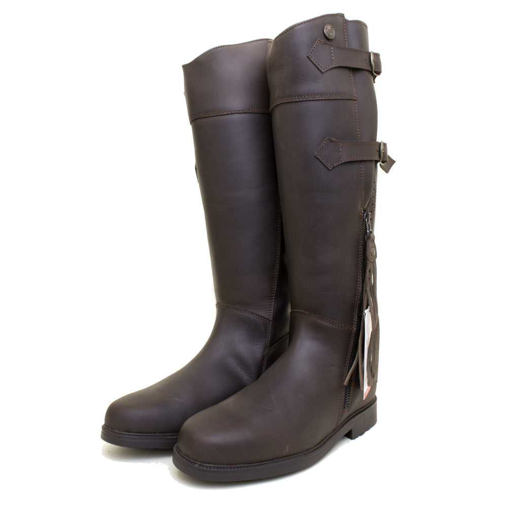 Bareback Lucianna boots in brown, standard fit - factory second detail
