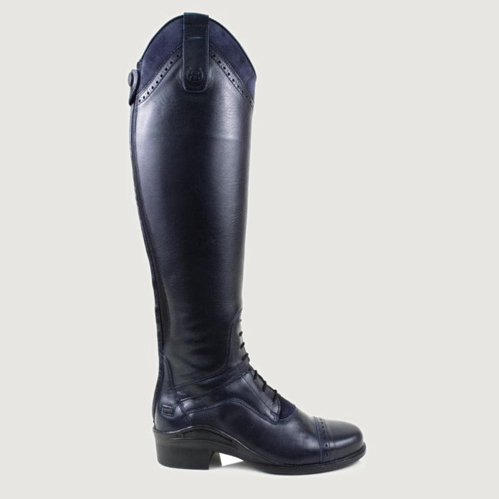Bareback Phoenix long riding field boots in navy