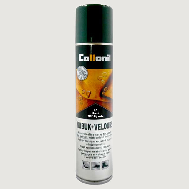 Nubuck and velour spray in black, 200ml can