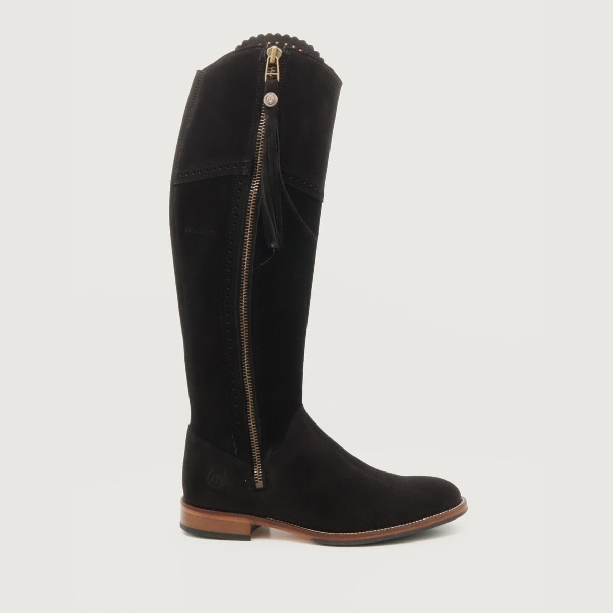 Sovereign Suede Boots with Tassel - Black - Size 36 & Size 37 Only in 360 degrees