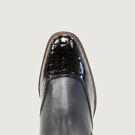 Milan Long Riding Boots - Black - Made to Measure - Bareback Footwear