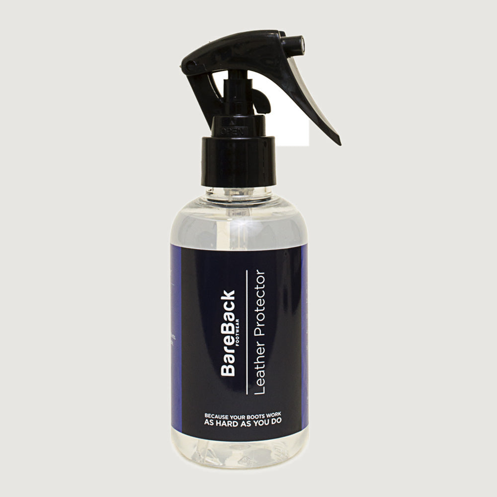 Bareback Footwear leather protector and waterproofing spray, 150ml bottle
