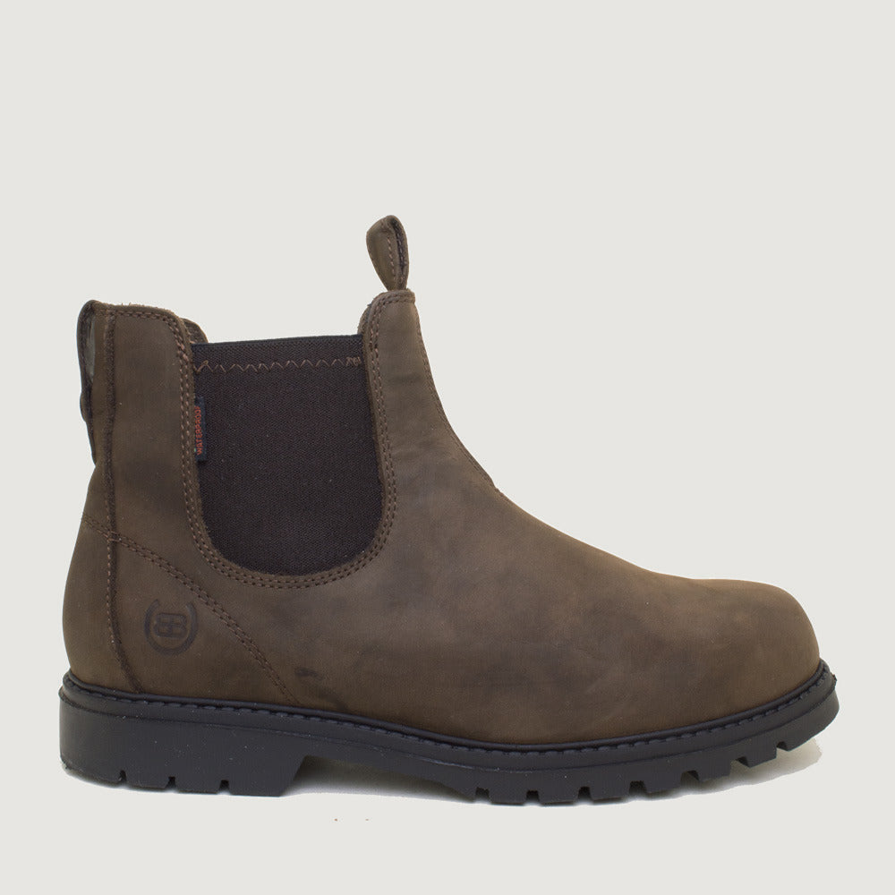 Vancouver Storm waterproof Chelsea boot in Brown, factory second 795b