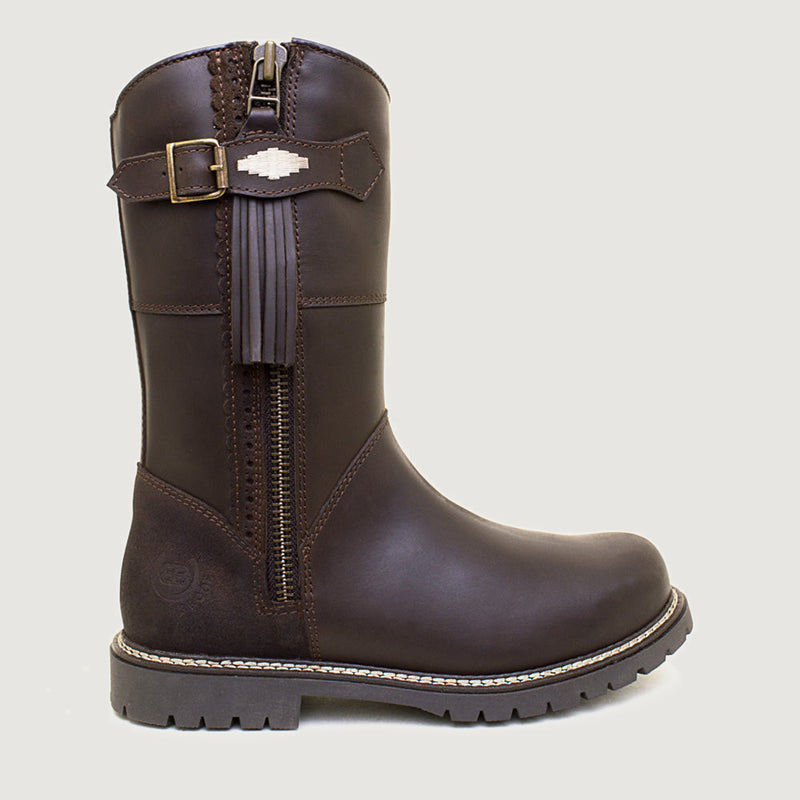 Hudson Mid Waterproof Boots in Chocolate