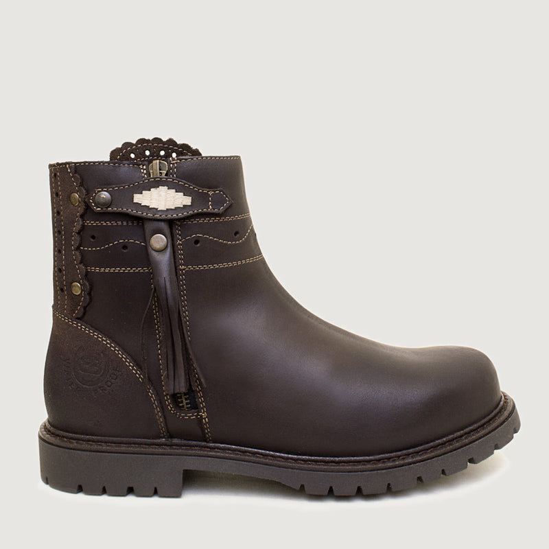Hudson Ankle Waterproof Boots in Chocolate