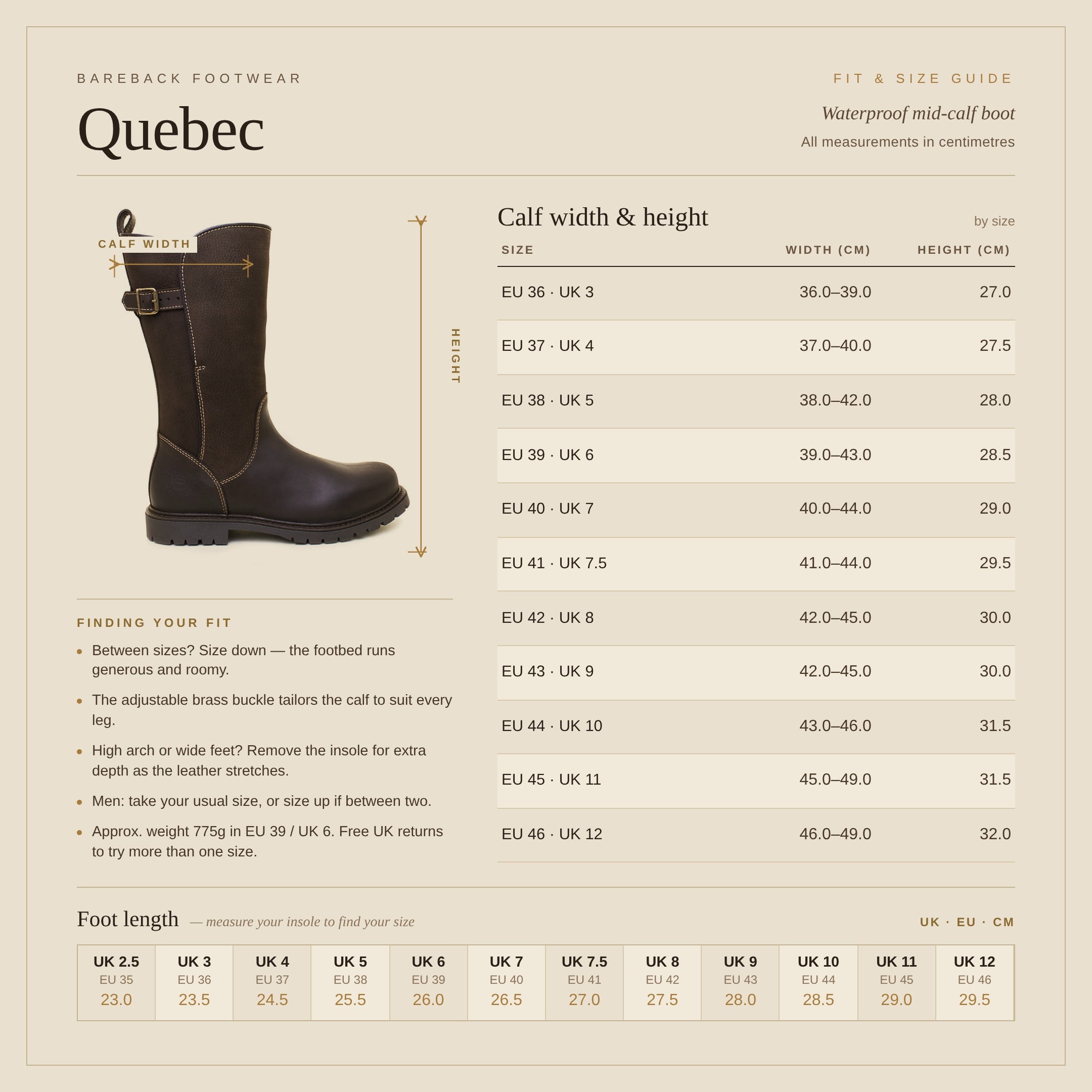Quebec Waterproof Boots in brown leather worn outdoors