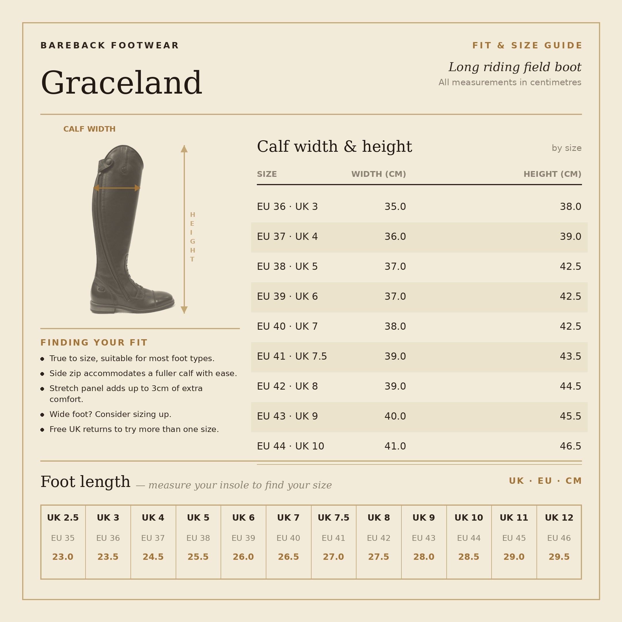 Graceland Long Riding Field Boots in brown leather, lifestyle shot