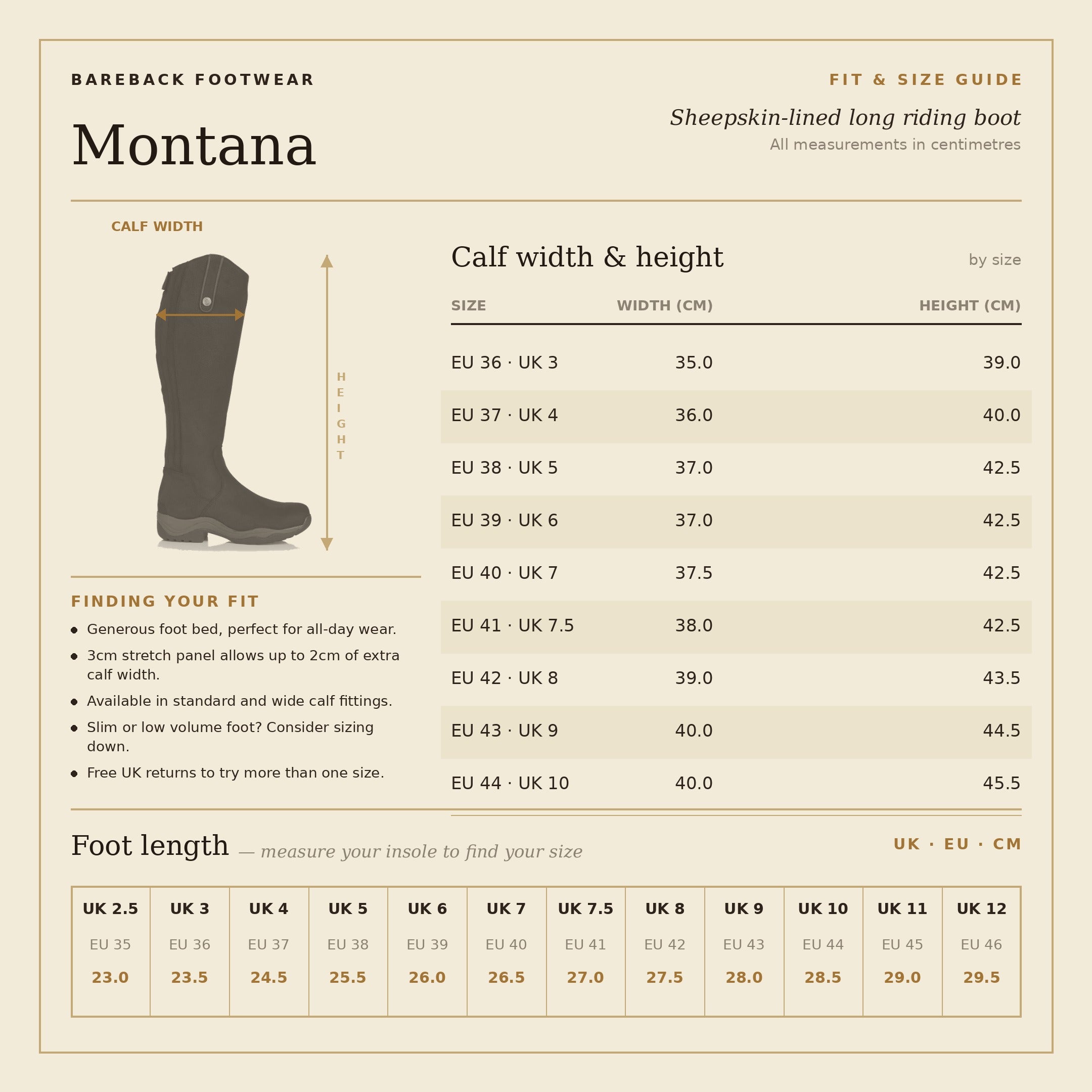 Bareback Montana riding boots in brown