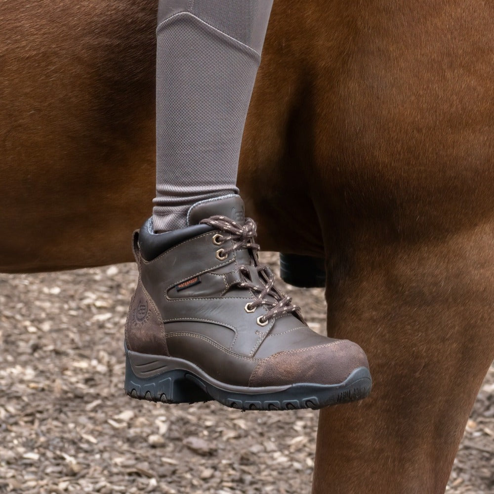 Steel Cap Riding Boot Riding Boots Size 5 Mountain Horse Protective Rider Short Riding Yard ...