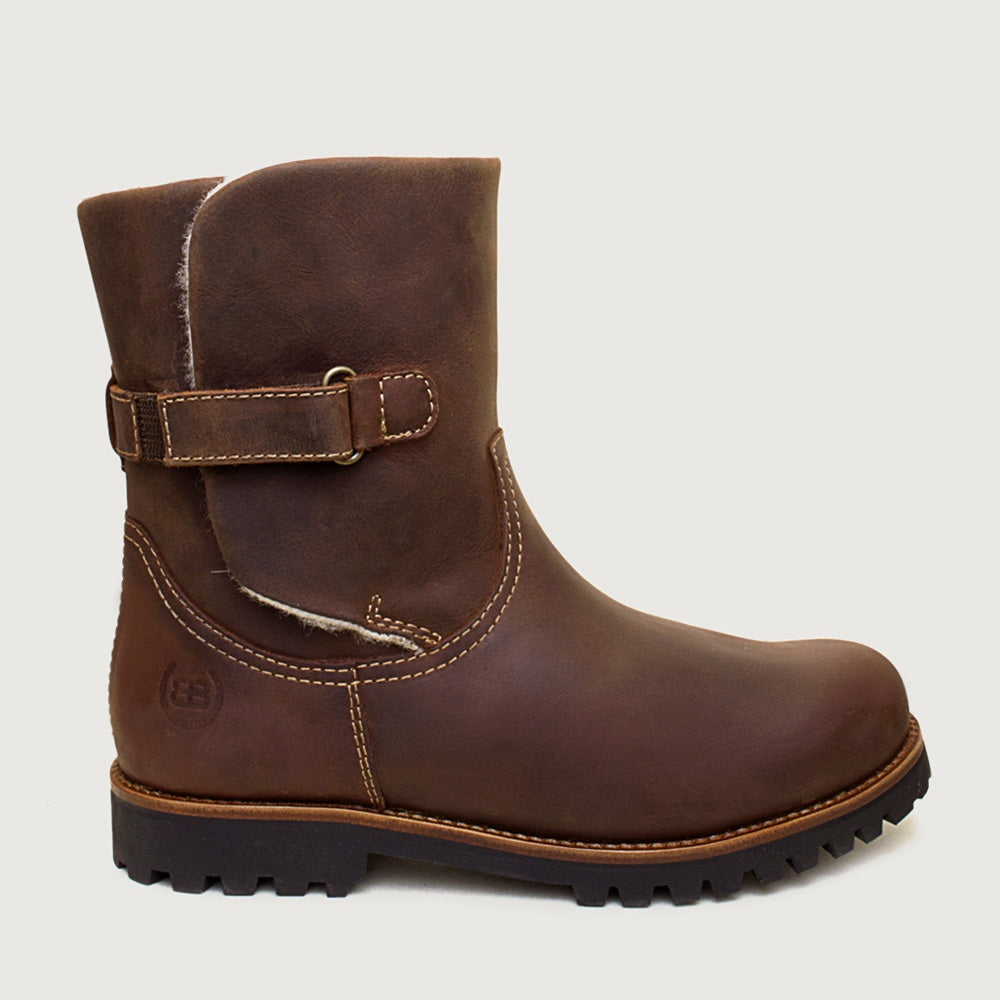 Highland Ankle Boots - Chestnut side view