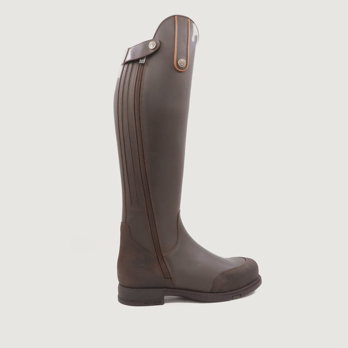 Vermont Storm Waterproof Long Riding Boots - Brown in 360 degrees