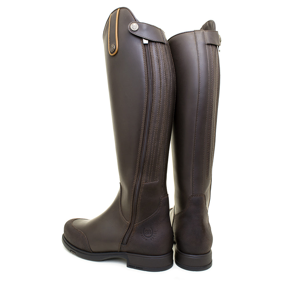 waterproof long riding boots brown