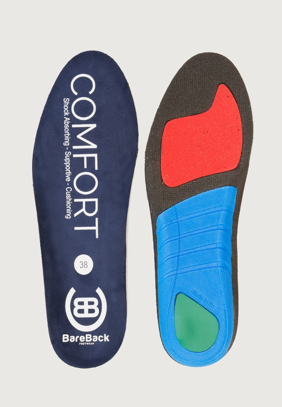 X-Comfort insole for Bareback Hudson Ankle boots, top-down view