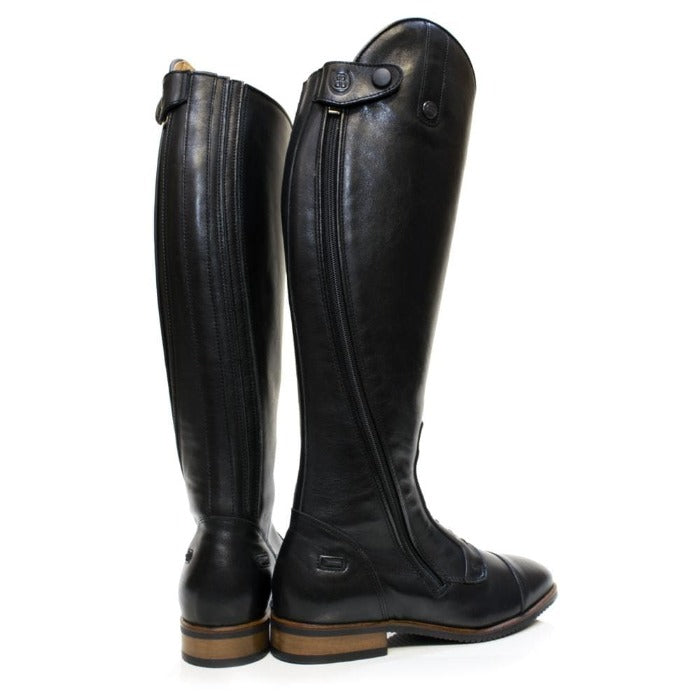 Graceland Long Riding Boot- Black - Bareback Footwear