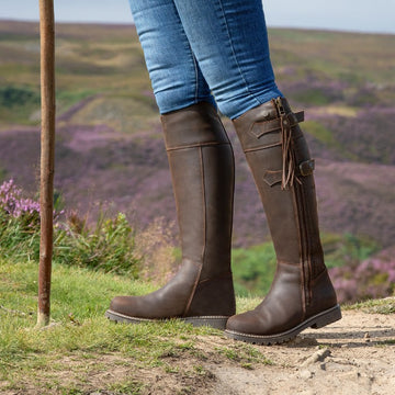 Hudson Storm Waterproof Boots - Chocolate – Bareback Footwear