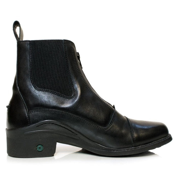 Idaho Short Riding Boots - Black - Bareback Footwear