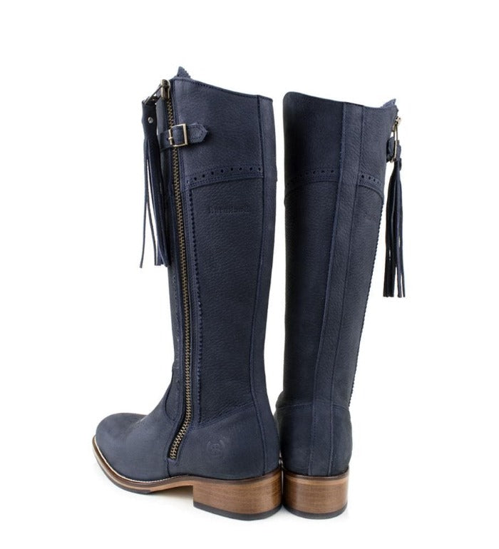 Mustang - Mid Calf Boot - Blue - Bareback Footwear