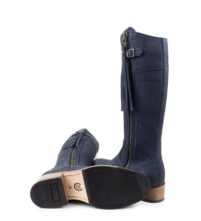 Mustang - Mid Calf Boot - Blue - Bareback Footwear