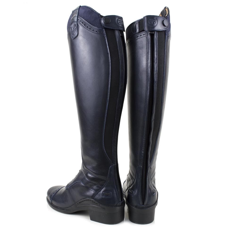 Phoenix Long Riding Boot -Navy- Made to Measure - Bareback Footwear
